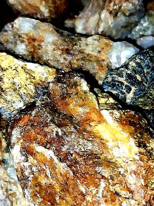 Ashe County Gold, Silver, Copper Ore: Mica and Pyrite