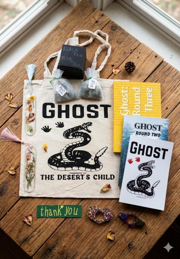 Ghost Series Complete Book Box: signed books, tote, tea and bookmarks