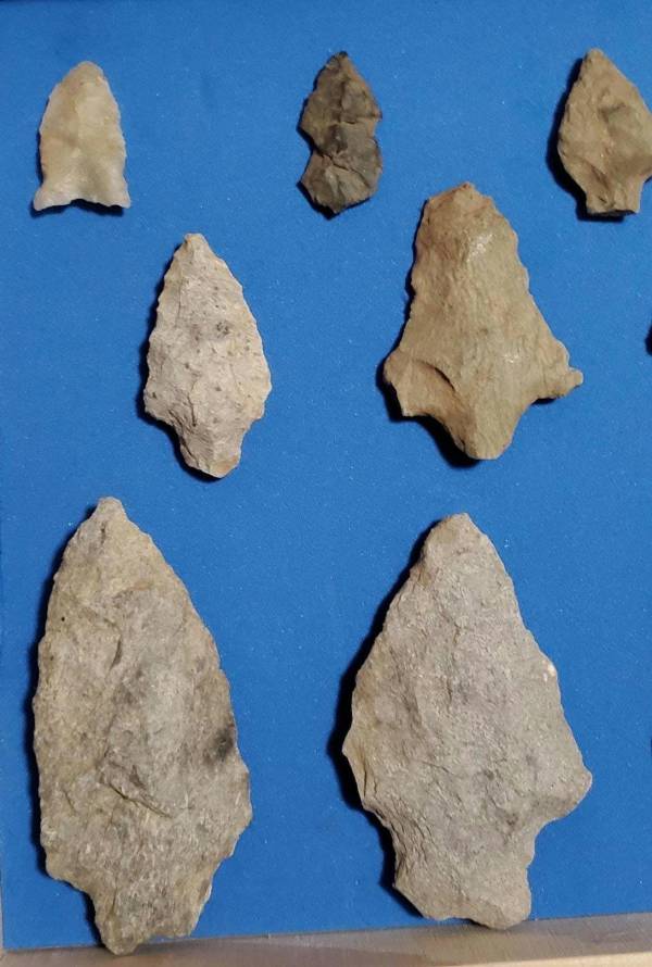 Authentic Indian artifacts: arrowheads